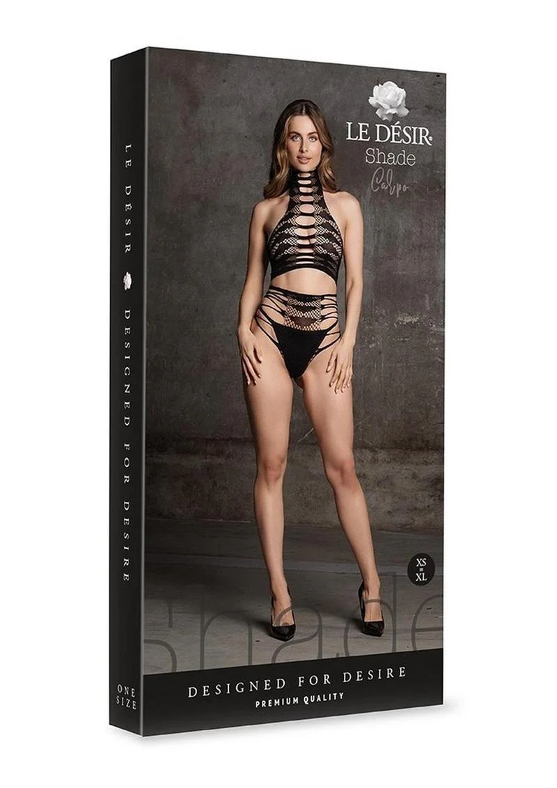 Le Desir Shade Carpo Xlvi Two Piece with Turtleneck, Crop Top and Pantie - Image 7