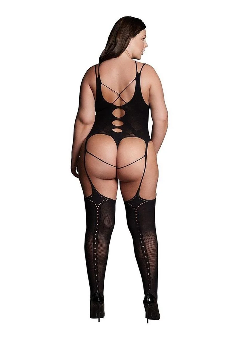 Le Desir Shade Elara Vii Bodystocking With Open Cups - Image 4