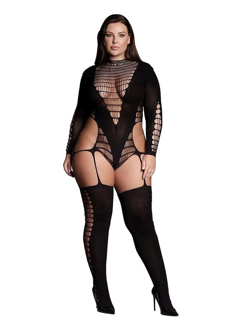 Le Desir Shade Kalyke Bodystocking with Turtleneck - Image 3
