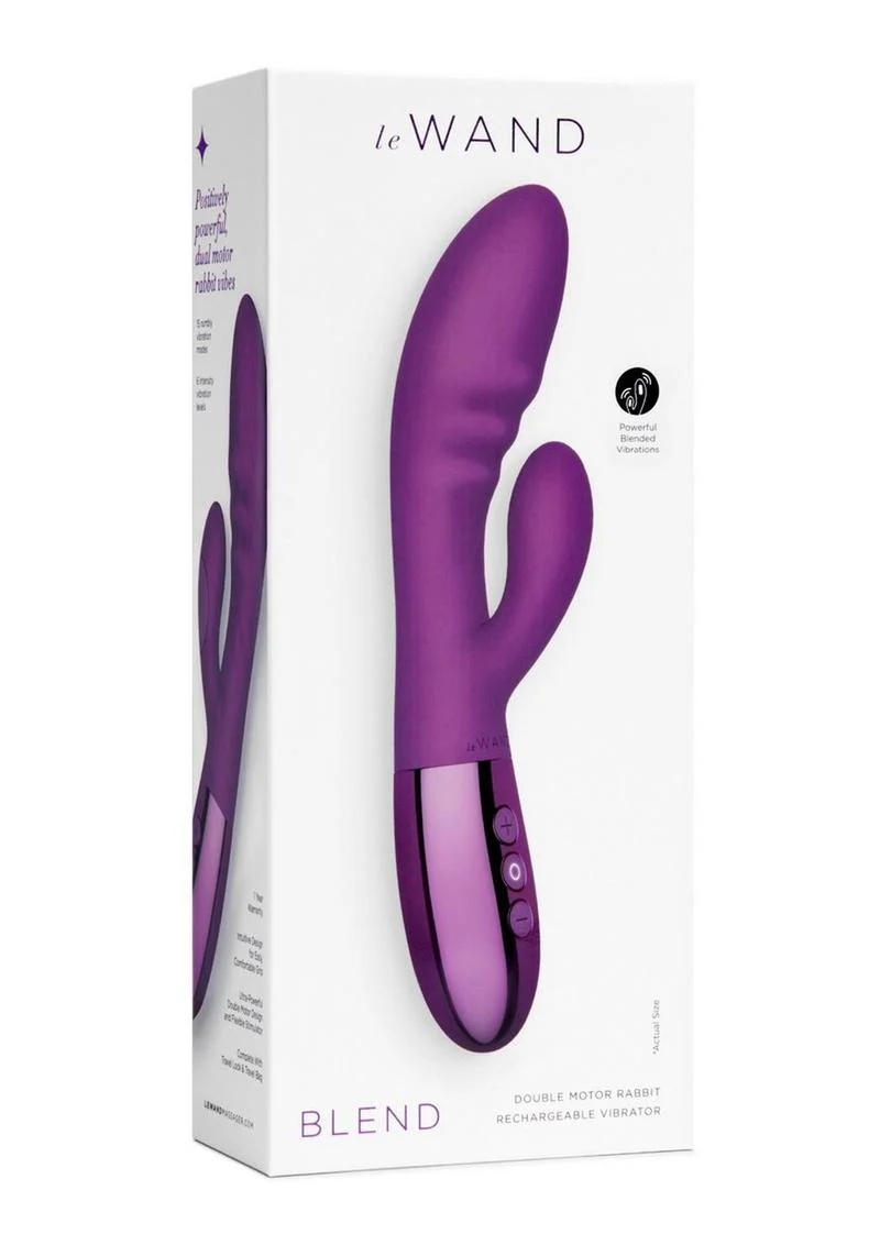 Le Wand Blend  Rose Gold Rechargeable Silicone Rabbit Vibrator - Image 11