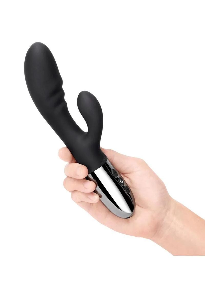 Le Wand Blend  Rose Gold Rechargeable Silicone Rabbit Vibrator - Image 8