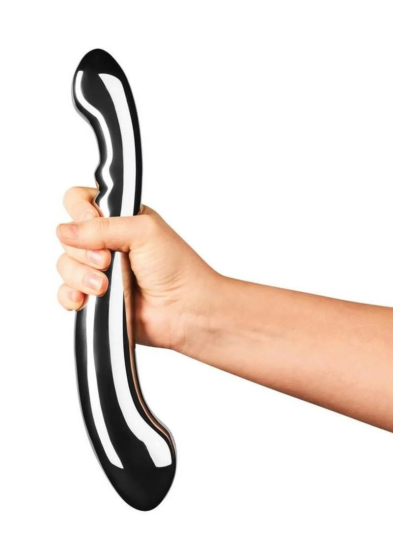 Le Wand Contour Stainless Steel Dual-Ended Dildo - Image 2
