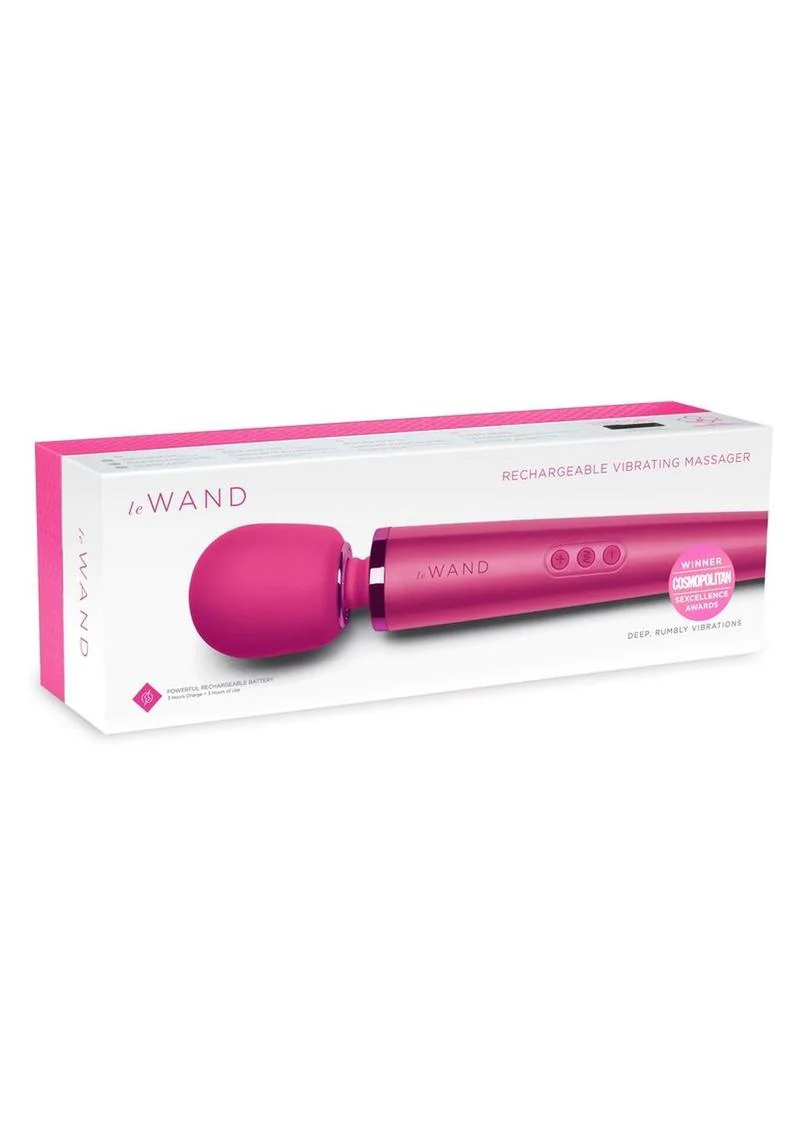 Le Wand Rechargeable Silicone Massager With Ergonomic Design - Image 7