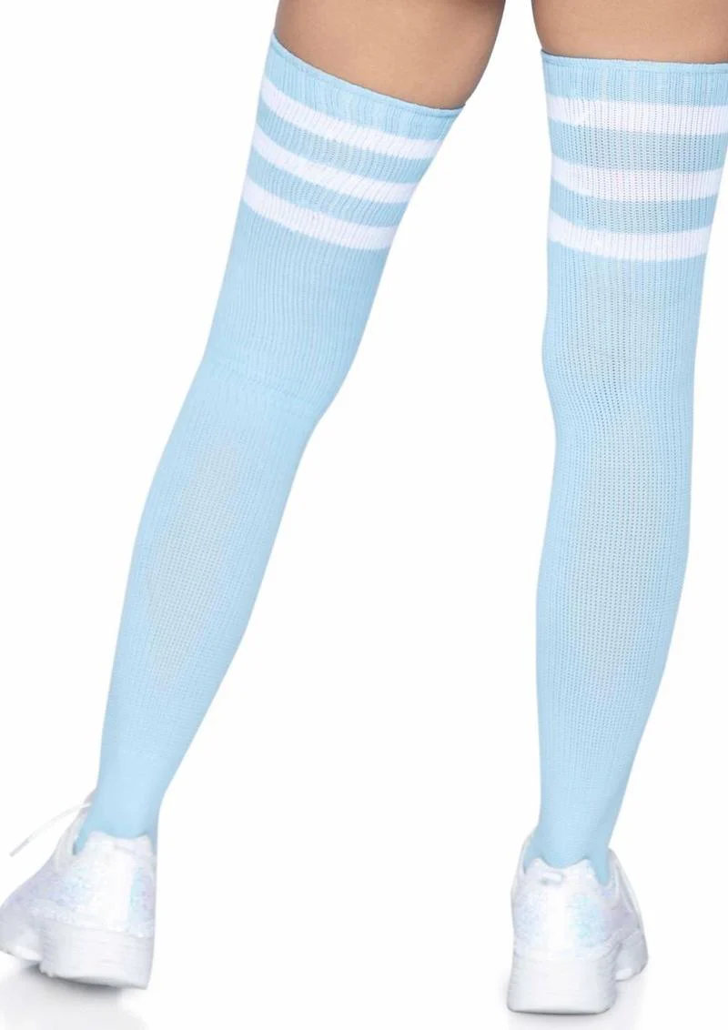 Leg Avenue Athlete Thigh High 3 Stripe Top - Image 3