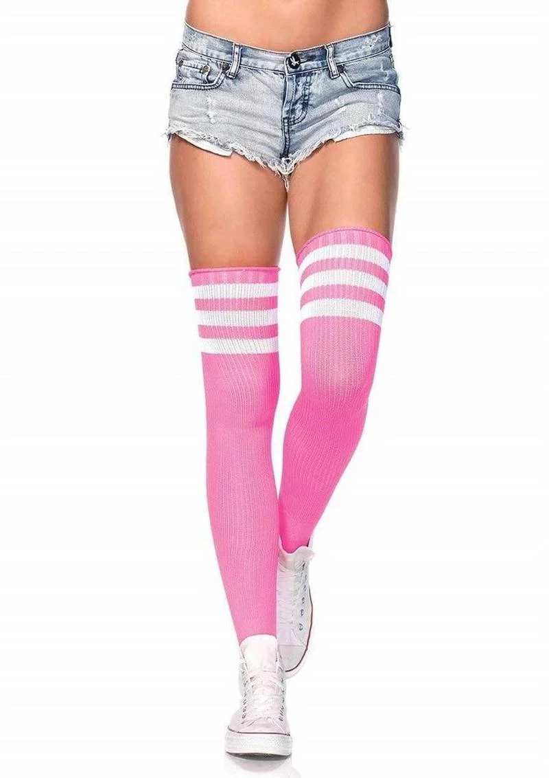 Leg Avenue Athlete Thigh High With Stripe Top - Image 4