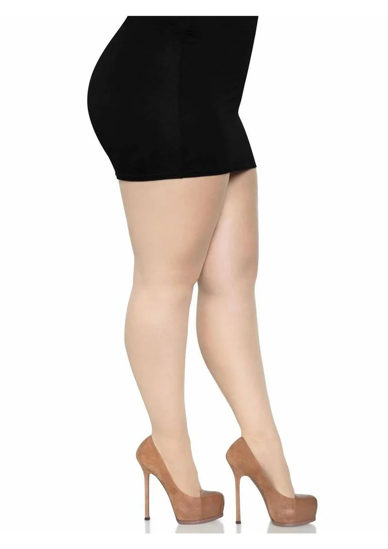 Leg Avenue Backseam Sheer Pantyhose - 1x-2x - Image 2