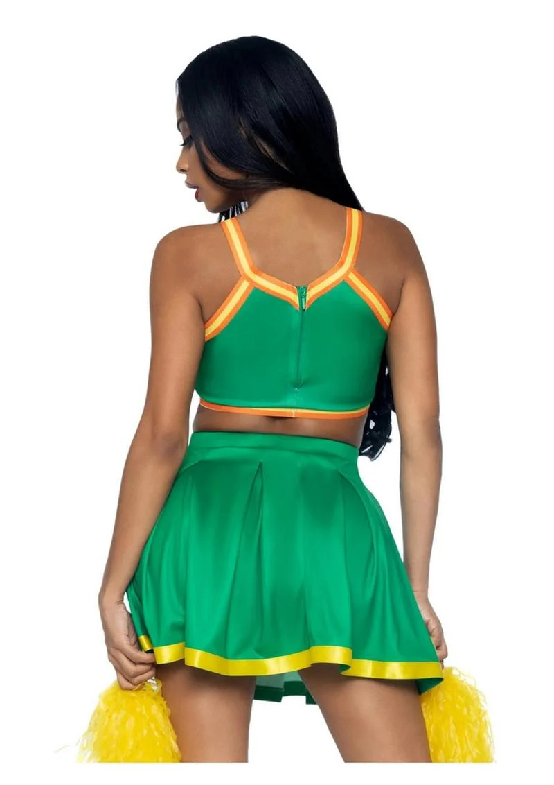 Leg Avenue Bring It Baddie Set - Cheer Top & Skirt - Image 2