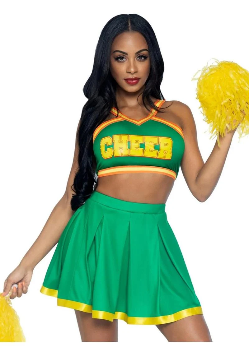 Leg Avenue Bring It Baddie Set - Cheer Top & Skirt - Image 5
