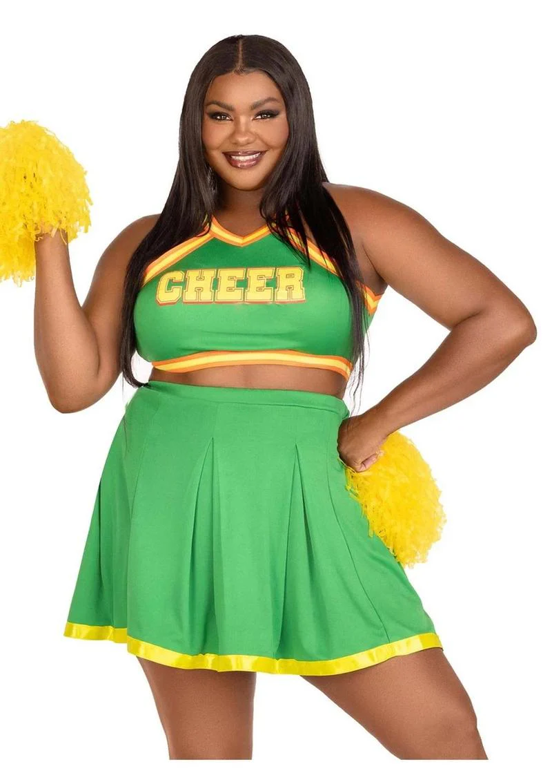 Leg Avenue Bring It Baddie Set - Cheer Top & Skirt - Image 6