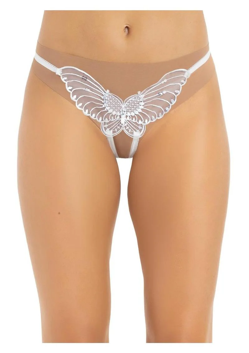 Leg Avenue Butterfly Crotchless Lingerie - Image 7