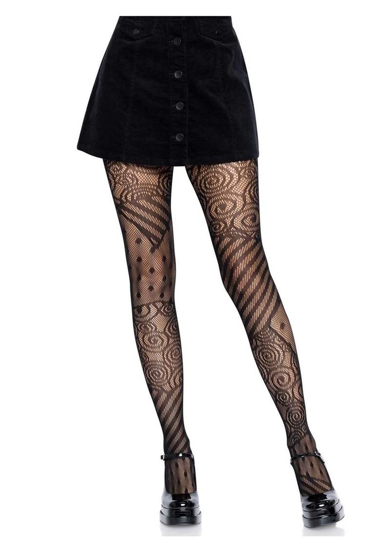 Leg Avenue Doll Net Design Tights - Image 2