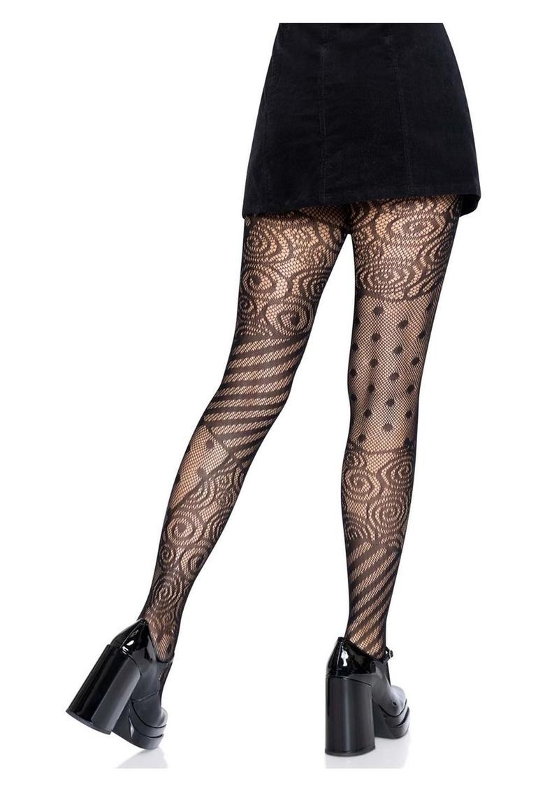 Leg Avenue Doll Net Design Tights - Image 4