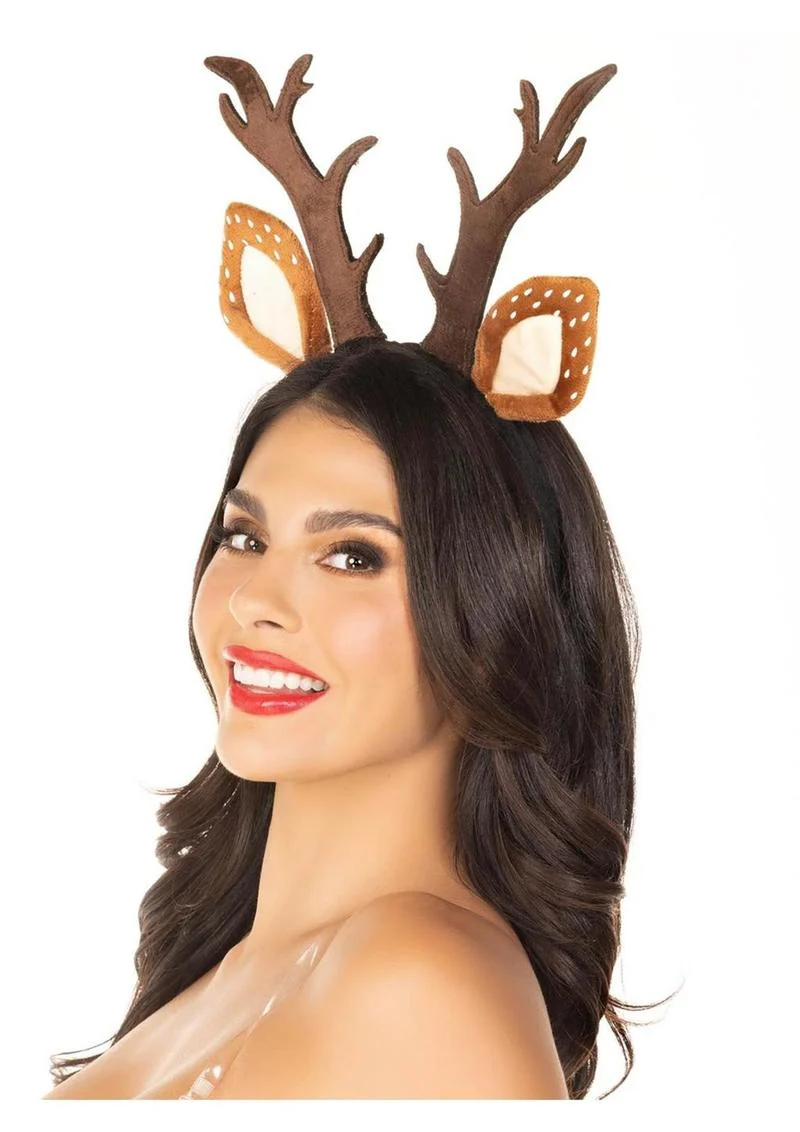 Leg Avenue Fawn Ear Antler Headband - Image 2