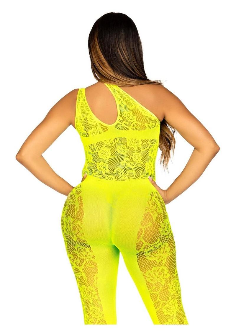 Leg Avenue Floral Lace Convertible Footless Bodystocking - Image 4