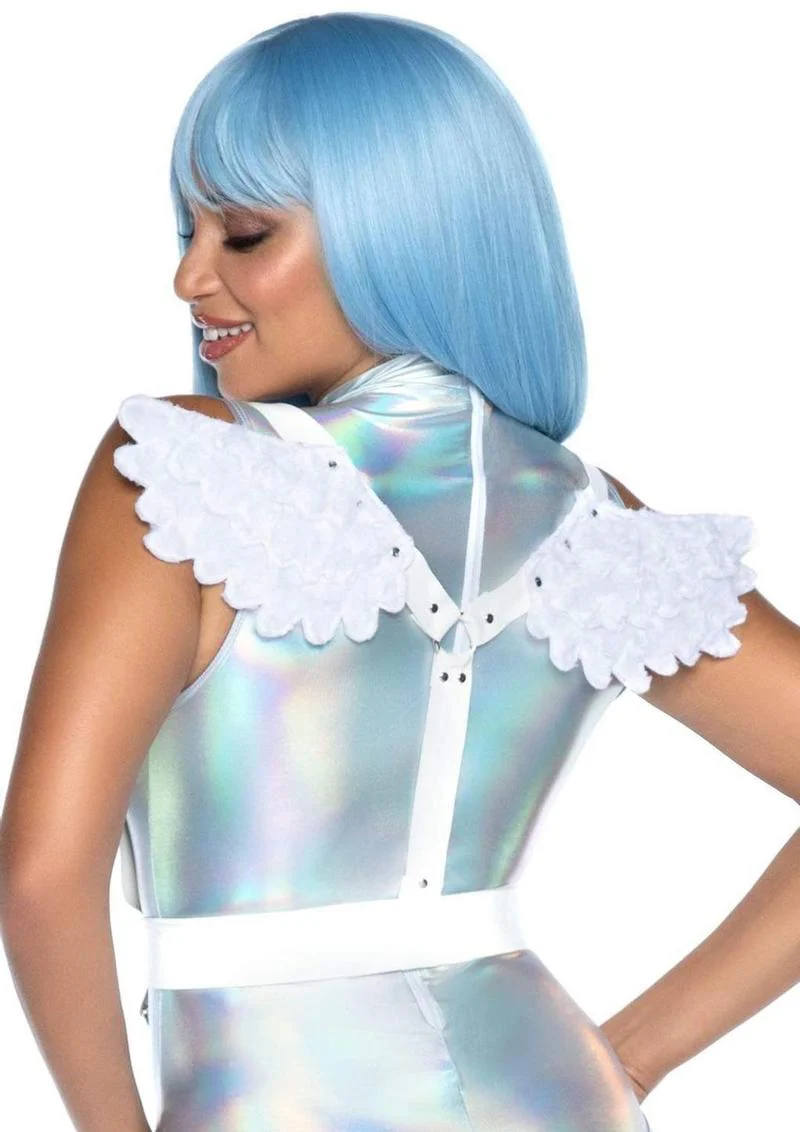 Leg Avenue Furry Angel Wing Body Harness - Image 3