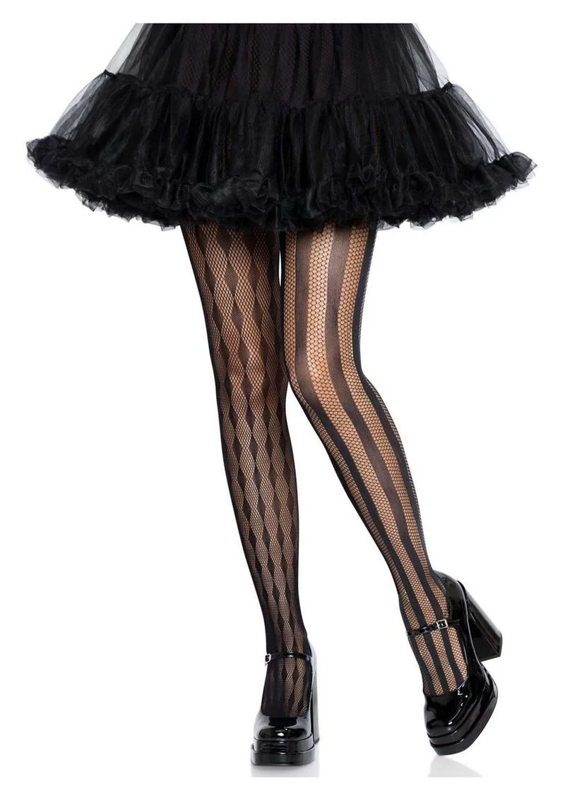 Leg Avenue Harlequin Net Tights - Image 2