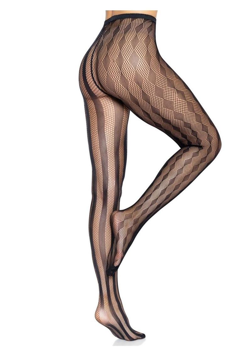 Leg Avenue Harlequin Net Tights - Image 3