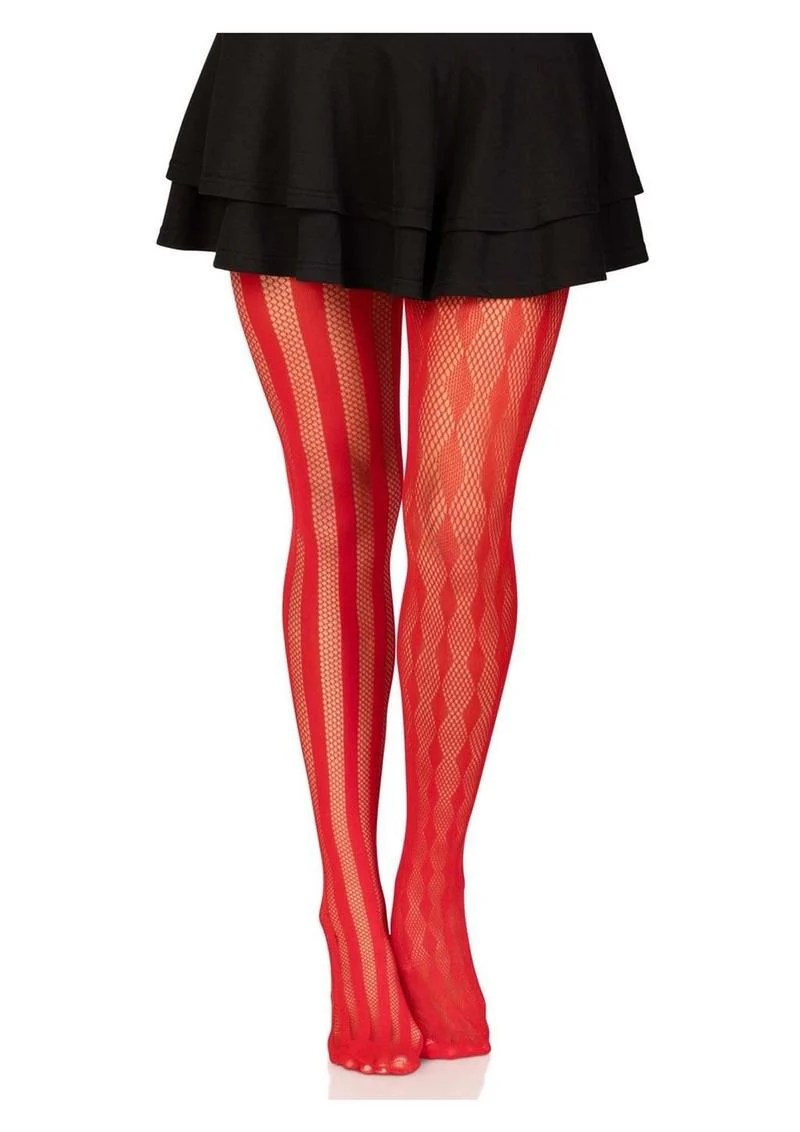 Leg Avenue Harlequin Net Tights - Image 6