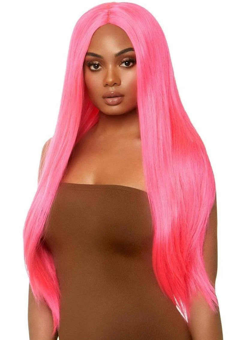 Leg Avenue Long Straight 33" Center Part Wig Synthetic - Image 11