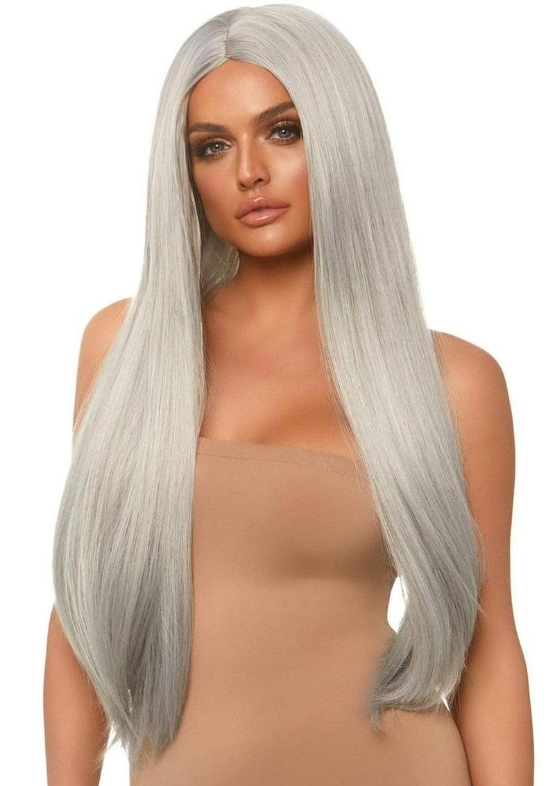 Leg Avenue Long Straight 33" Center Part Wig Synthetic - Image 5