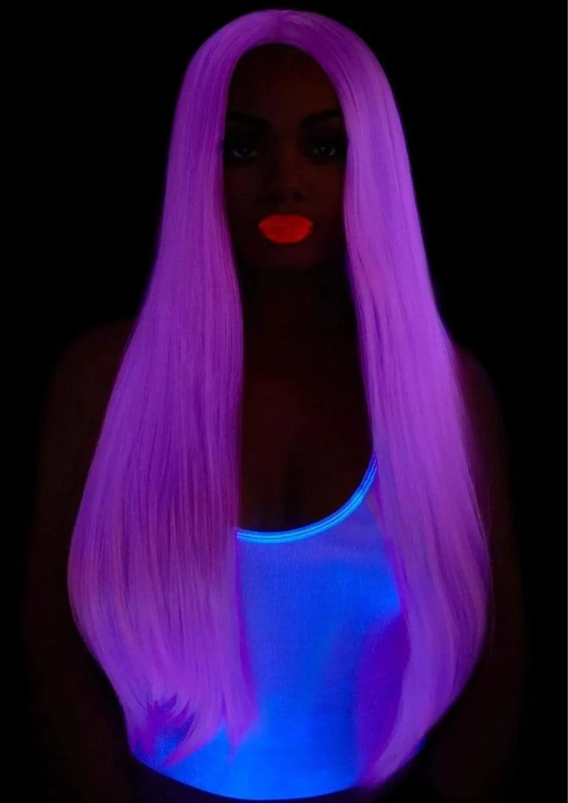 Leg Avenue Long Straight 33" Center Part Wig Synthetic - Image 9