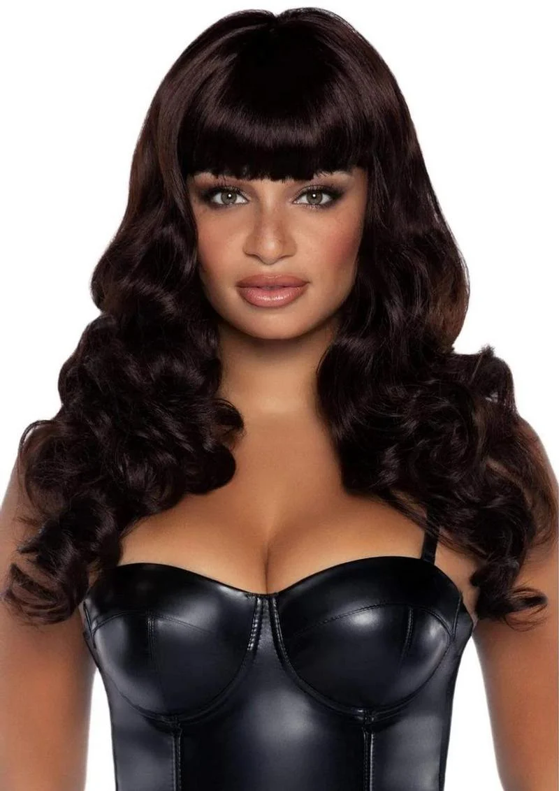 Leg Avenue Misfit Long Wavy Bang Wig - Image 5