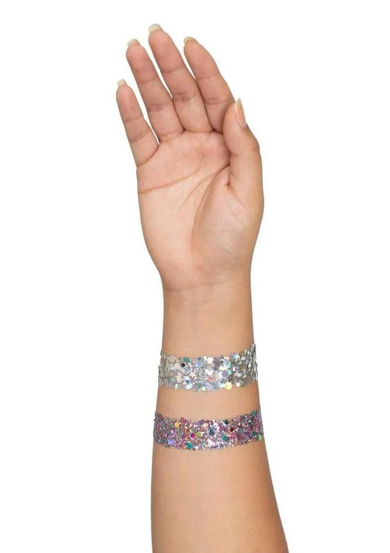 Leg Avenue Neon Black Light Face Jewels and Glitter - Image 2