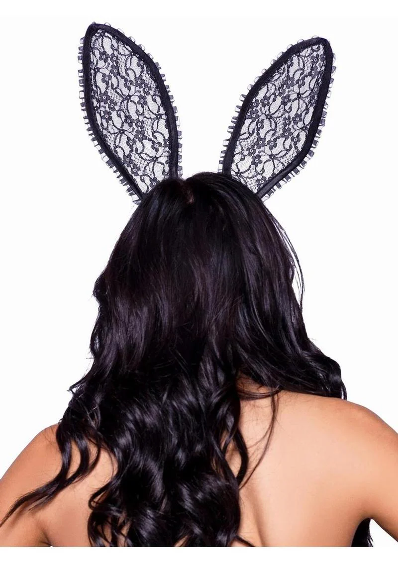 Leg Avenue Ruffle Bunny Ears With Bands - Image 2