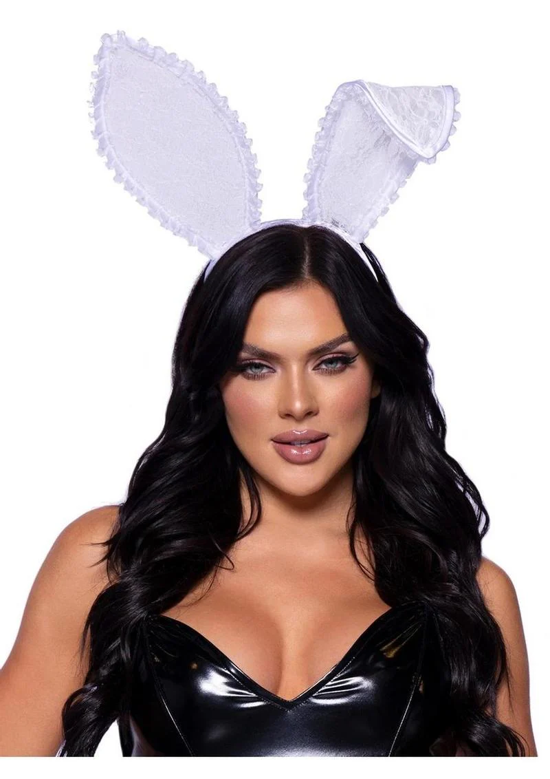 Leg Avenue Ruffle Bunny Ears With Bands - Image 3