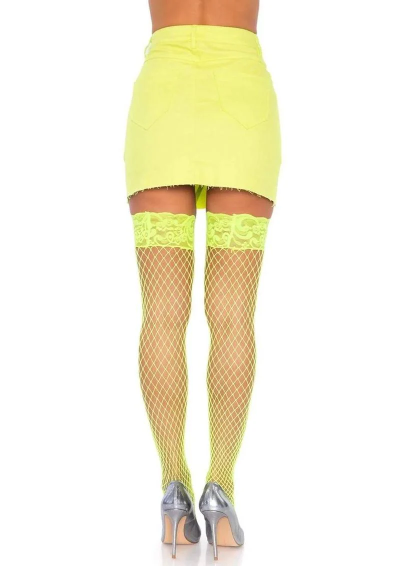 Leg Avenue Spandex Industrial Net Thigh Highs - Image 7