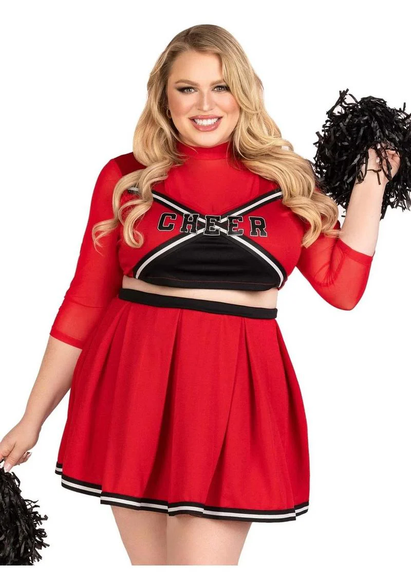 Leg Avenue Varsity Babe Set Crop Top with Logo - Image 6