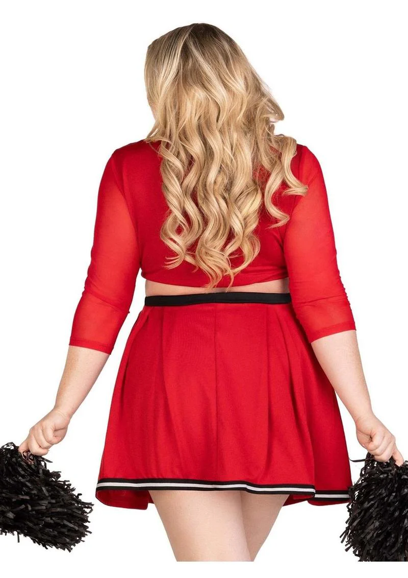 Leg Avenue Varsity Babe Set Crop Top with Logo - Image 8