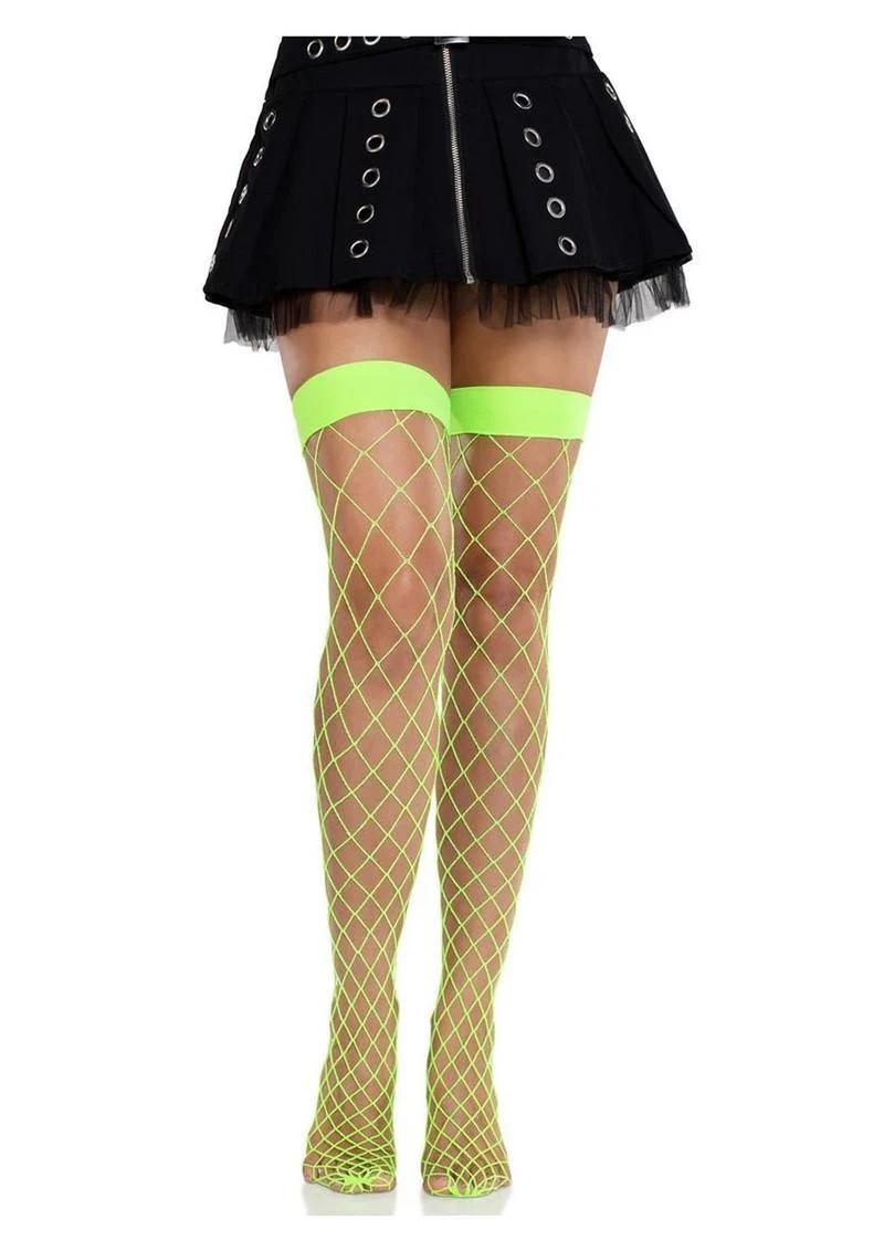 Leg Avenue Versatile Fence Net Thigh High - Image 4
