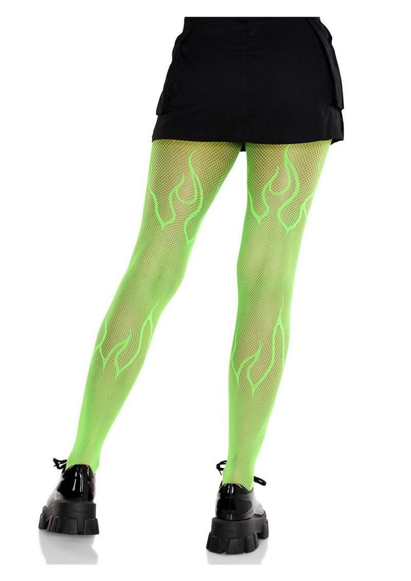 Leg Avenue Versatile Flame Net Tights - Image 3