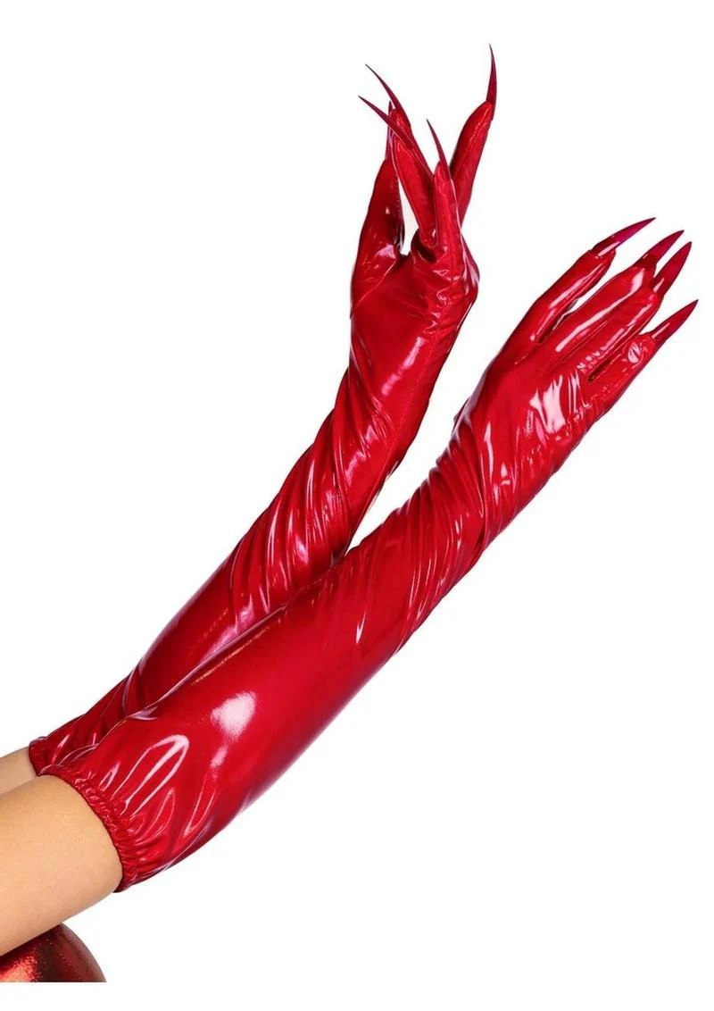 Leg Avenue Vinyl Claw Gloves - Image 4