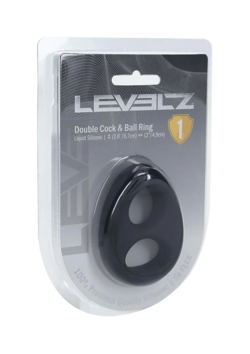 Levelz Double Cock And Ball Ring - Image 4