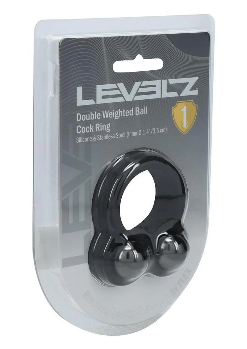 Levelz Double Weighted Ball Cock Ring - Image 3