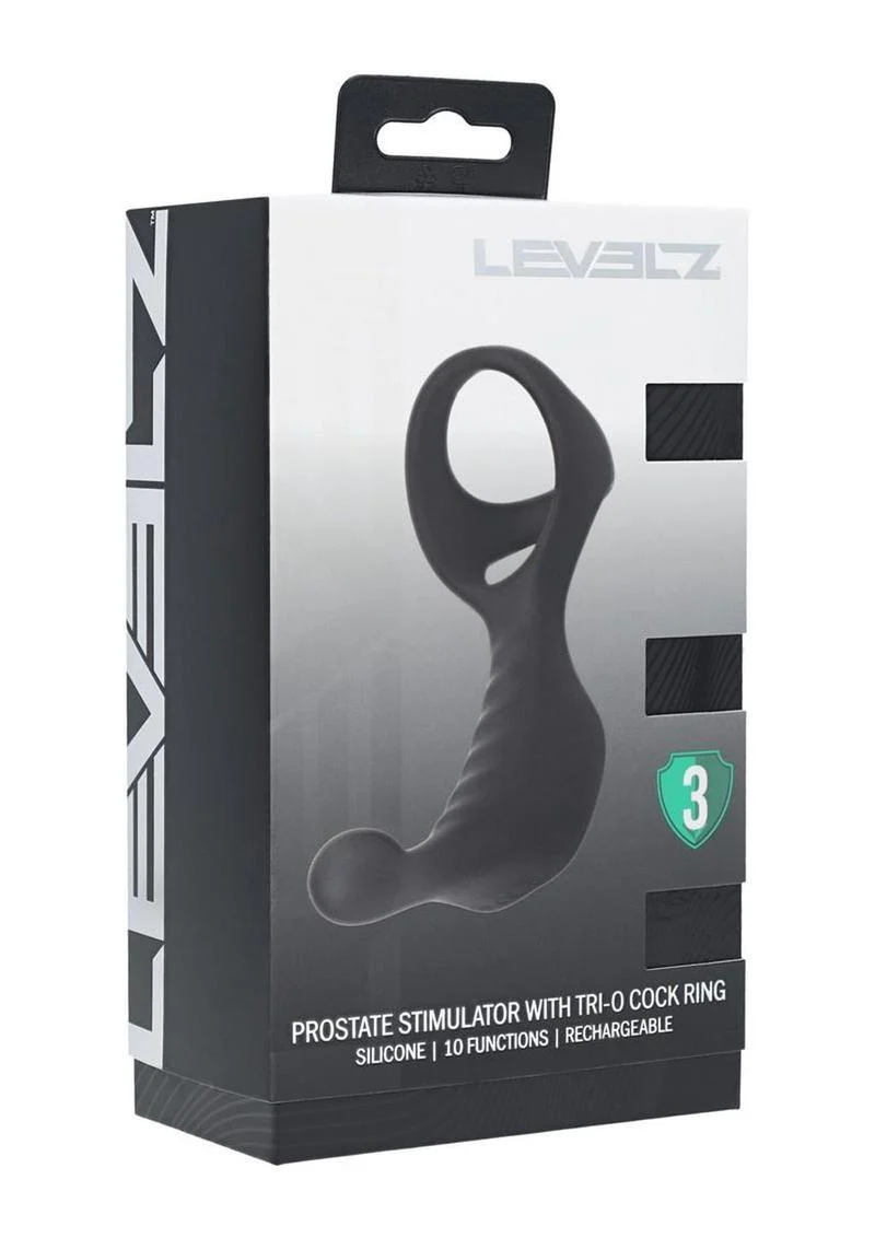 Levelz Prostate Stimulator with Tri-O Ring - Image 3