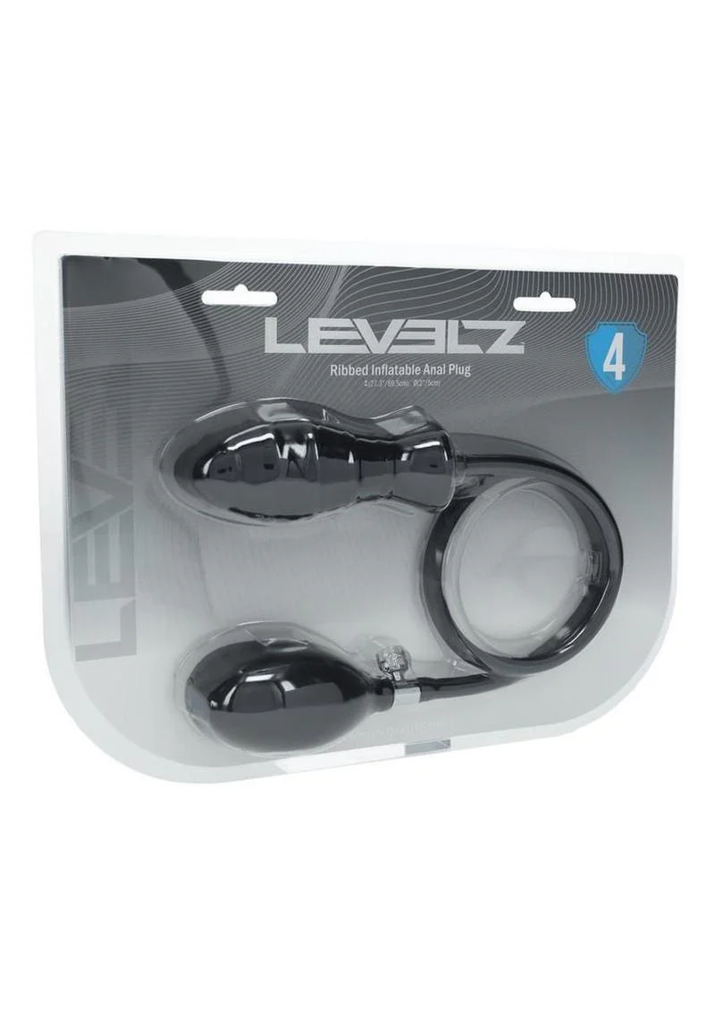 Levelz Ribbed Inflatable Anal Plug - Image 4