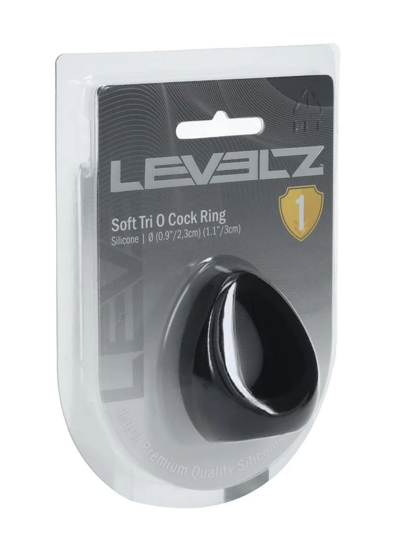 LEVELZ Soft Tri O Cock Ring - Image 4