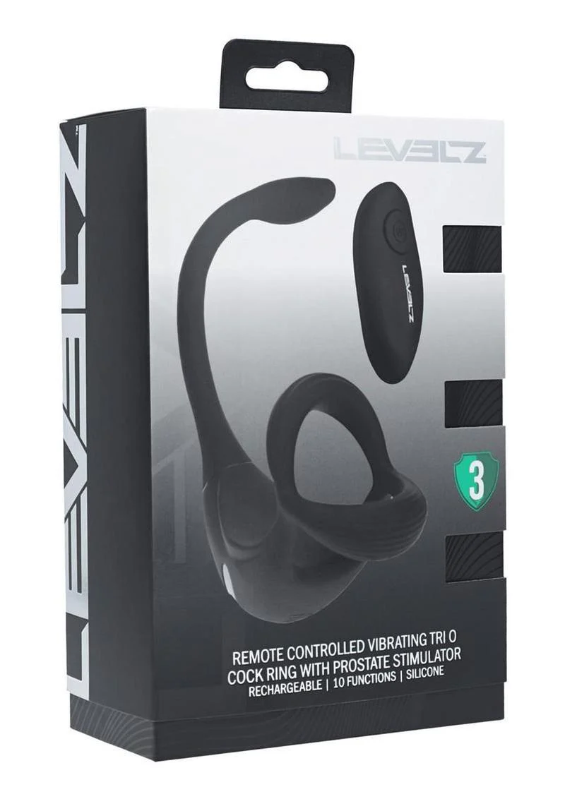 Levelz Vibrating Tri O Cock Ring - Image 4