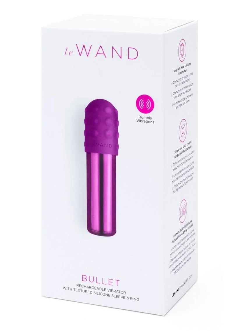 LeWand Bullet Rechargeable Vibrator Textured Silicone - Image 11