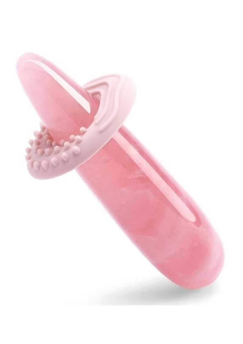 LeWand Crystal Probe Rose Quartz Pleasure Tool - Image 2