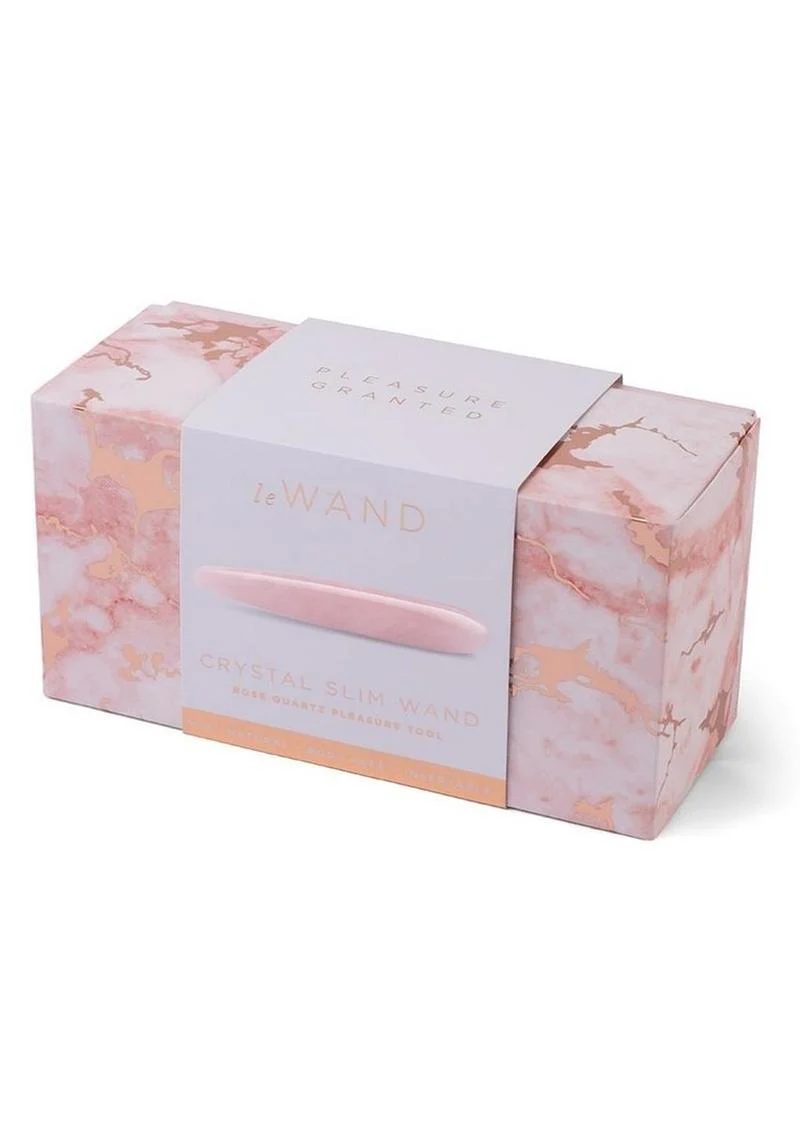LeWand Crystal Slim Wand Rose Quartz Pleasure Tool - Image 4