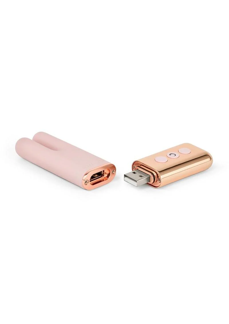 LeWand Deux Rose Gold Rechargeable Dual Motor Vibrator - Image 8