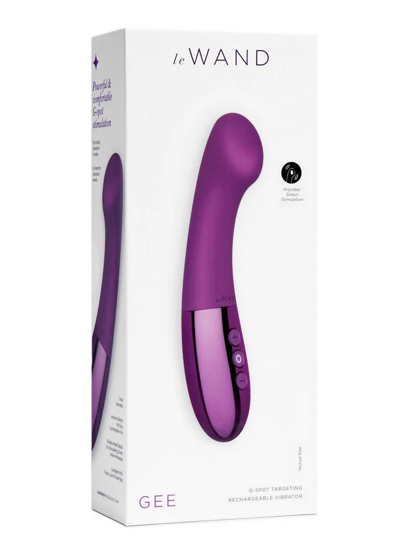 leWand Gee Rechargeable Silicone G-Spot Vibrator - Image 11