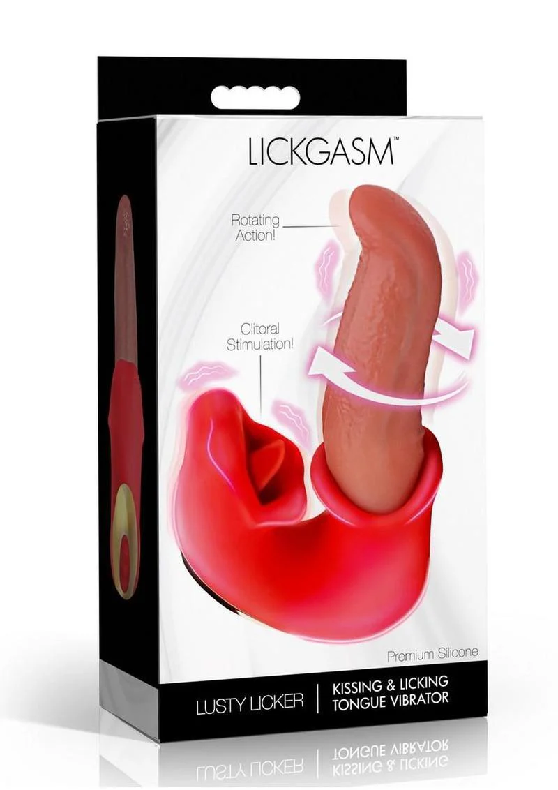 Lickgasm Lusty Licker Kissing & Licking Tongue Vibrator - Image 4