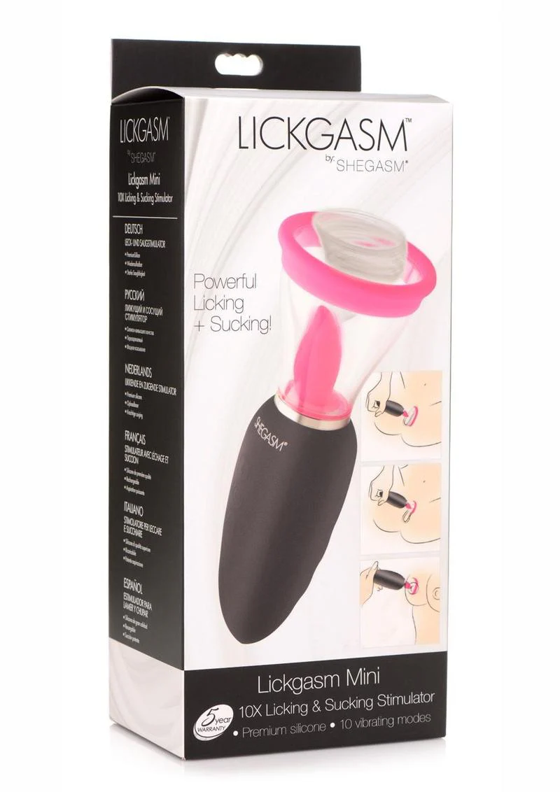 Lickgasm Mini 10X Licking and Sucking Stimulator for Intense Pleasure - Image 4