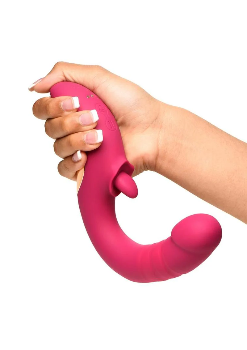 Lickgasm Tease Please Thrusting & Licking Vibrator - Image 2
