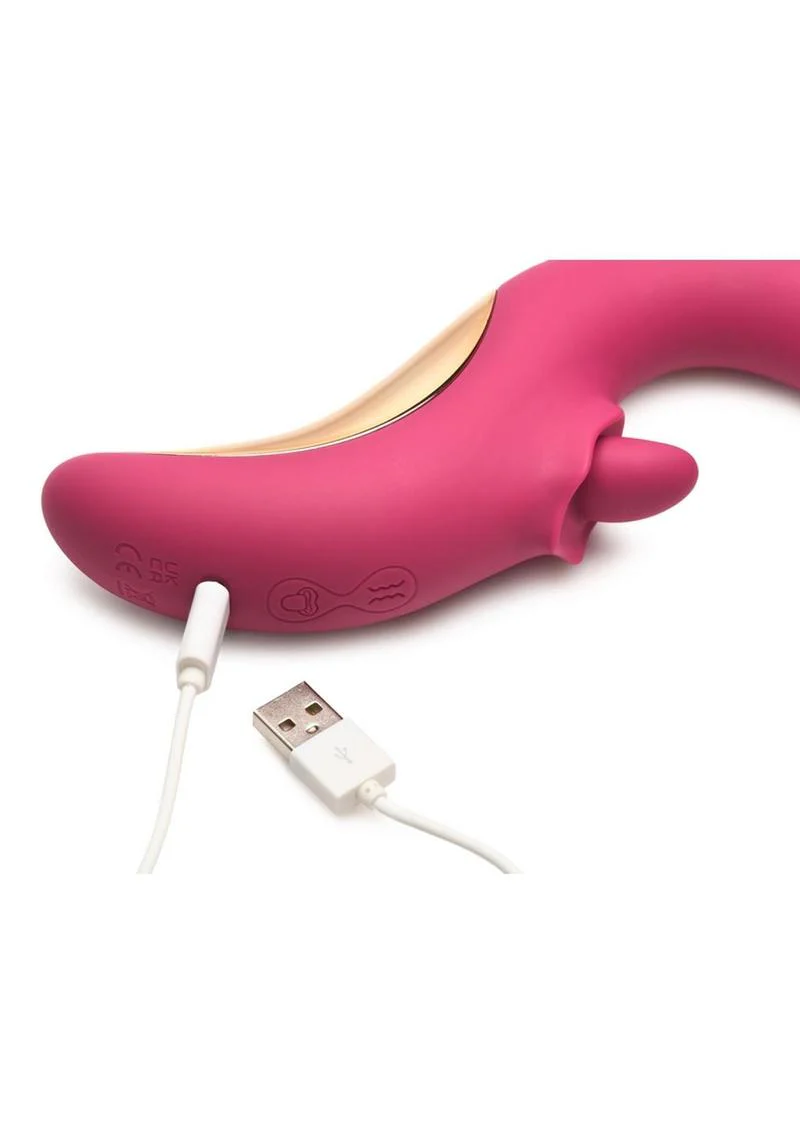 Lickgasm Tease Please Thrusting & Licking Vibrator - Image 3